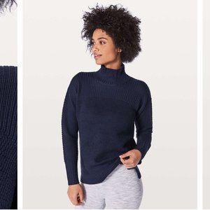 Lululemon Warm & Restore Sweater in Midnight Navy